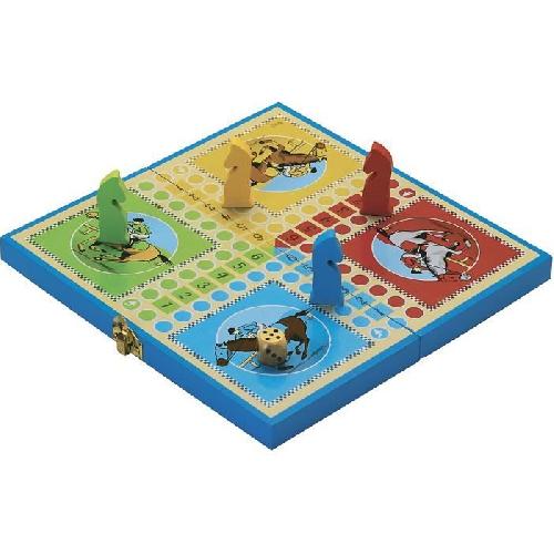 Jeu De Societe - Jeu De Plateau Jeujura - Coffret Pliant Petits Chevaux - L'arbre a Jouer - Jeu de Société - Âge Minimum : 3 Ans