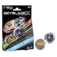 Jeux De Recre - Jeux D'exterieur Beyblade X Dual Pack Gale Wyvern 3-60T et Sword Dran 3-80B. 2 toupies de compétition a rotation droite authentiques Takara Tomy. Des