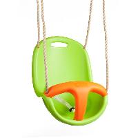 Jeux De Recre - Jeux D'exterieur Siege bébé vert et orange BABY'K - pour portique 1.90 a 2.50m - TRIGANO