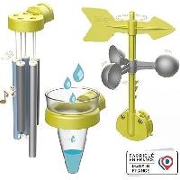 Jeux De Recre - Jeux D'exterieur Smoby - Kit Météo - Accessoires de Maison Smoby - Carillon + pluviometre + girouette - Dés 2 ans