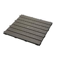 Jeux De Recre - Jeux D'exterieur Smoby - Set de 6 dalles - Plancher de Maison - Anti-UV - 45x45cm - Effet texturé bois - Plastique 100% recyclé - Fabriqué en France