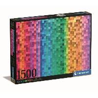 Jeux De Societe Clementoni - Colorboom collection - Puzzle 1500 pieces - Pixels