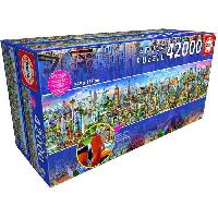 Jeux De Societe EDUCA - Puzzle - 42000 Le tour du monde