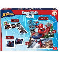 Jeux De Societe EDUCA - Superpack Spider-man NEW