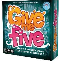 Jeux De Societe Give me five - Asmodee - Jeux de communication en equipe - Des 12 ans