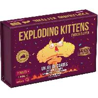 Jeux De Societe Jeu d'ambiance - ASMODEE - Exploding Kittens - Edition Festive - Pour Adultes - Duree 15 min