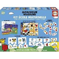 Jeux De Societe Jeu d'apprentissage - EDUCA - Monsieur Madame - Kit École Maternelle