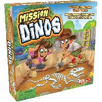 Jeux De Societe Mission Dinos. Jeu de societe enfants. Jeu de plateau ludo-educatif. 2 a 4 joueurs. GOLIATH. Des 4 ans