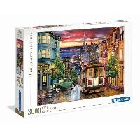 Jeux De Societe Puzzle - Clementoni - San Francisco - 3000 pieces - Multicolore - 119 x 85 cm