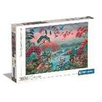 Jeux De Societe Puzzle - Clementoni - The Peaceful Jungle - 2000 pieces - Animaux - Multicolore