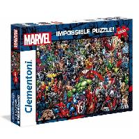 Jeux De Societe Puzzle Impossible 1000 pieces Marvel - Clementoni