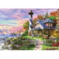 Jeux De Societe Puzzle Paysage et Nature - EDUCA - Phare A Rock Bay - 1000 pieces - Adulte