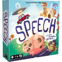 Jeux De Societe Speech - Asmodee - Invente une histoire - 4 mode de jeu - 15 minutes - Des 8ans