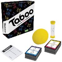 Jeux De Societe Taboo Classique. Jeu de société. Le jeu des mots interdits. pour ados et adultes. des 13 ans. Hasbro Gaming