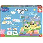 Mallette - Coffret Multi-jeux Jeux éducatifs - PEPPA PIG - SuperPack - Mixte - A partir de 3 ans - Multicolore