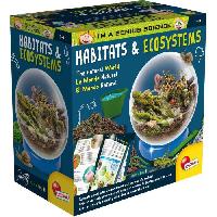 Jeux Scientifiques Ecosysteme interactif - LISCIANI - I'm a Genius - Habitat et ecosystemes - Reproduire habitats naturels - Manuel illustre