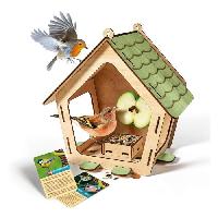 Jeux Scientifiques Mangeoire pour oiseaux - CLEMENTONI - 52517 - Bois - Assemblage - Décoration