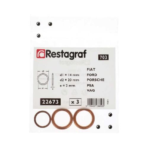 Bague D'etancheite - Joint Spi - Joint Spy - Joint Torique Joints de vidange cuivre 14 X 20 X 2mm x15