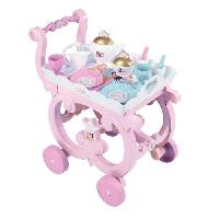 Jouet D'imitation Desserte XL Disney Princess - Smoby - Mixte - Rose - 17 accessoires inclus - Enfant - Des 3 Ans