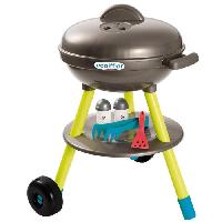 Jouet D'imitation Jouets Ecoiffier - Barbecue Charbon + 16 Accessoires - Outillage de Jardin pour Enfants - Fabriqué en France