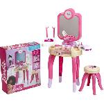 Coiffeur - Estheticienne Jouet de beauté - KLEIN - Centre de beauté Barbie Happy Vibes - Complet avec de nombreux accessoires et lumiere.