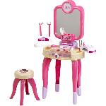 Coiffeur - Estheticienne Jouet de beauté - KLEIN - Centre de beauté Barbie Happy Vibes - Complet avec de nombreux accessoires et lumiere.