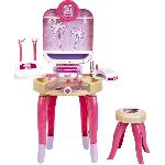 Coiffeur - Estheticienne Jouet de beauté - KLEIN - Centre de beauté Barbie Happy Vibes - Complet avec de nombreux accessoires et lumiere.