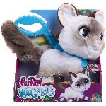 Peluche Jouet interactif - FURREAL FRIENDS - Chaton Grand Marcheur 23 cm - Animal interactif avec laisse