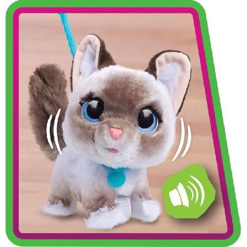 Peluche Jouet interactif - FURREAL FRIENDS - Chaton Grand Marcheur 23 cm - Animal interactif avec laisse