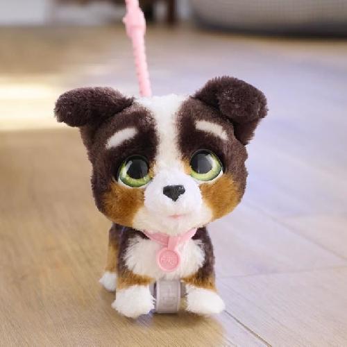 Peluche Jouet interactif - FURREAL FRIENDS - Chiot Grand Marcheur 23 cm - Animal interactif avec laisse