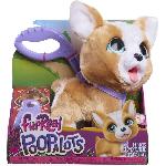 Peluche Jouet interactif - FURREAL FRIENDS - Mon Copain qui Fait Popo 23 cm - Animal interactif avec laisse. friandises et pelle