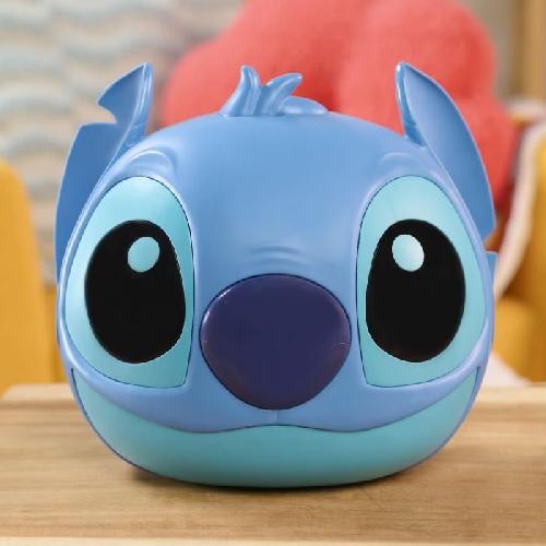 Peluche Jouet interactif - LICENCE -STITCH - Tete Surprise Stitch - 23 cm. 10 accessoires caches. decoration pour chambre