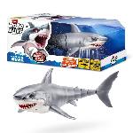 Jouet Interactif - ZURU - Shark Attack Robo Alive - Grand requin blanc avec mouvements realistes et yeux brillants