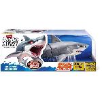 Robot Miniature - Personnage Miniature - Animal Anime Miniature Jouet Interactif - ZURU - Shark Attack Robo Alive - Grand requin blanc avec mouvements realistes et yeux brillants