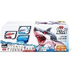 Robot Miniature - Personnage Miniature - Animal Anime Miniature Jouet Interactif - ZURU - Shark Attack Robo Alive - Grand requin blanc avec mouvements realistes et yeux brillants