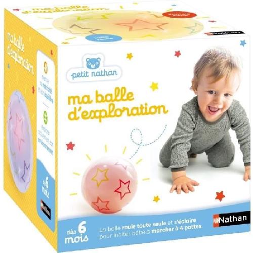 Jeu D'apprentissage Jouet - NATHAN - Balle d'exploration - Motricité pour bébés. change de couleur et direction