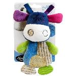 Jouet peluche - AIME - Vache - Écologique - Doux - 16 cm