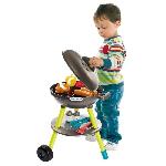 Jardinage - Brouette Jouets Ecoiffier - Barbecue Charbon + 16 Accessoires - Outillage de Jardin pour Enfants - Fabriqué en France