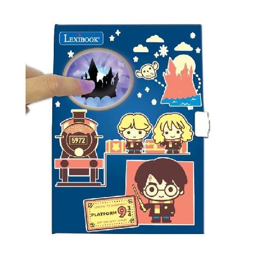 Livre Electronique Enfant - Livre Interactif Enfant Journal Intime Electronique Harry Potter - LEXIBOOK - Effets Lumineux et Accessoires