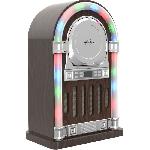 Chaine Hi-fi Juke Box INOVALLEY RETRO13N - Lecteur CD Bluetooth 20W - Entrée Aux-In - Écran LED - Façade Lumineuse
