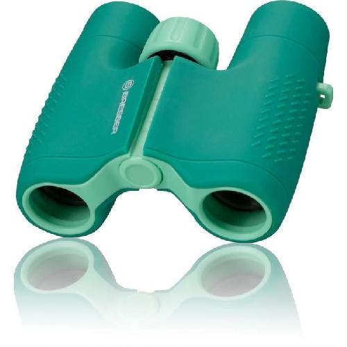 Jumelle Jumelles pour enfants robustes - BRESSER JUNIOR - ergonomiques - agrandissement 6x - vert