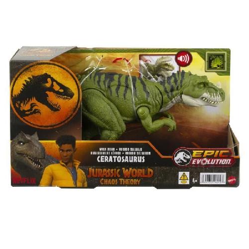 Figurine Miniature - Personnage Miniature Jurassic World-Ceratosaurus Rugissement Féroce-Figurine articulée HTK74