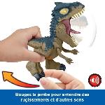 Figurine Miniature - Personnage Miniature Jurassic World : Chomp-Allosaurus Méga Rugissement-figurine de dinosaure HVB45