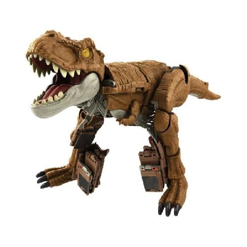 Figurine Miniature - Personnage Miniature Jurassic World-Course-poursuite rugissante-Tyrannosaure et camion HPD38