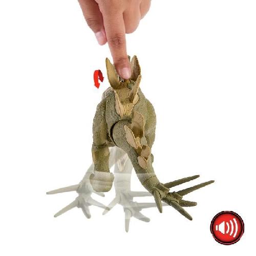 Figurine Miniature - Personnage Miniature Jurassic World-Hesperosaurus Rugissement Féroce-Figurine articulée HTK69