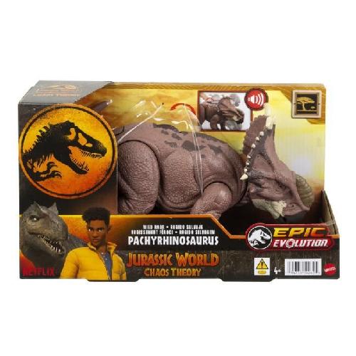 Figurine Miniature - Personnage Miniature Jurassic World-Pachyrhinosaurus Rugissement Féroce-Figurine articulée HTK72