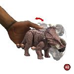 Figurine Miniature - Personnage Miniature Jurassic World-Pachyrhinosaurus Rugissement Féroce-Figurine articulée HTK72