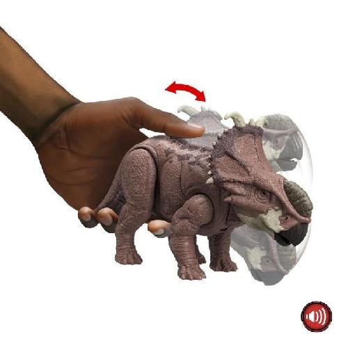 Figurine Miniature - Personnage Miniature Jurassic World-Pachyrhinosaurus Rugissement Féroce-Figurine articulée HTK72