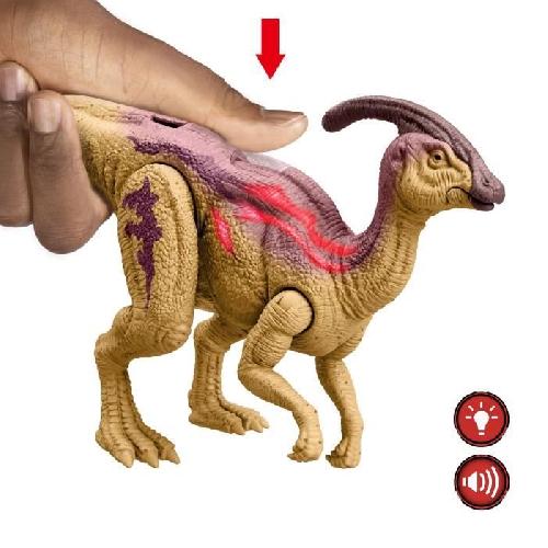 Figurine Miniature - Personnage Miniature Jurassic World-Parasaurolophus Rugissement Féroce-Figurine articulée HTK75