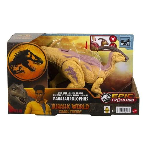 Figurine Miniature - Personnage Miniature Jurassic World-Parasaurolophus Rugissement Féroce-Figurine articulée HTK75